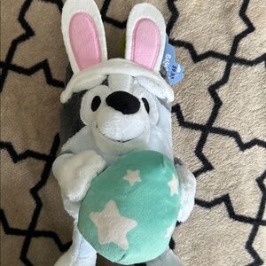 Bluey Muffin 7” Plush with Easter Egg and Bunny Ears 2025 adorable NWT